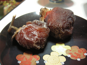 自然栽培あんぽ干柿